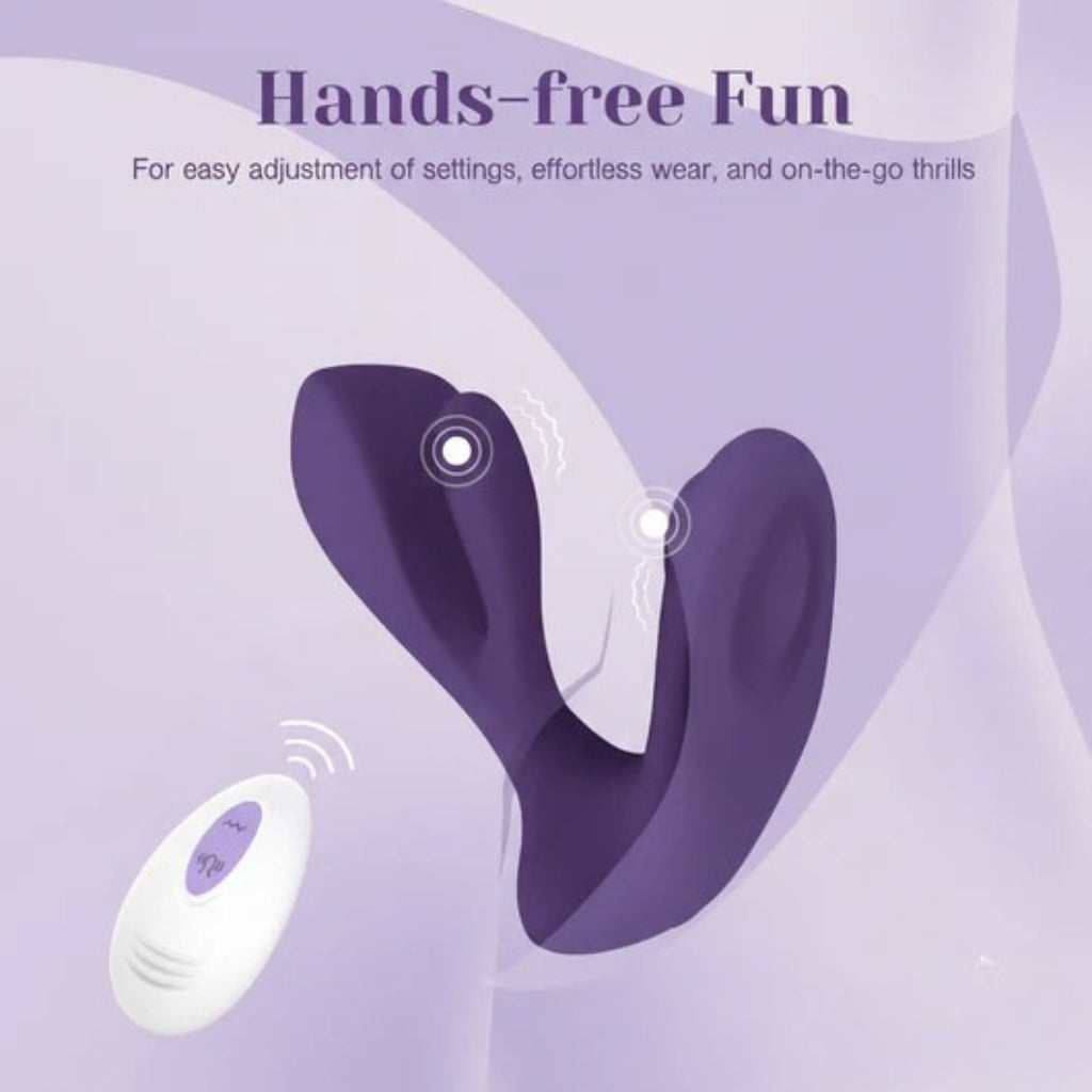 Wearable Rabbit Vibrator With Dual Stimulation