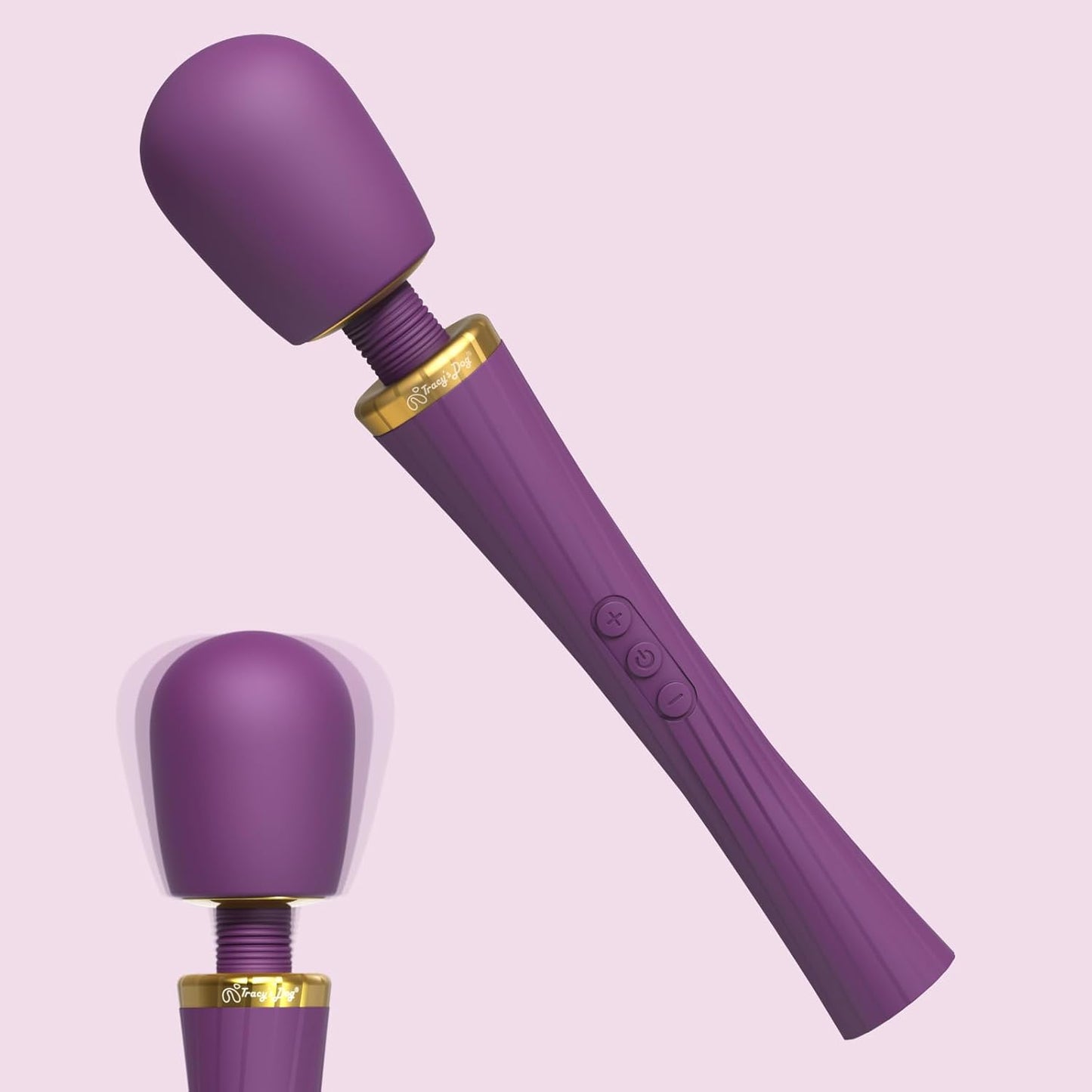 Couples Cordless Wand Intimate Massager