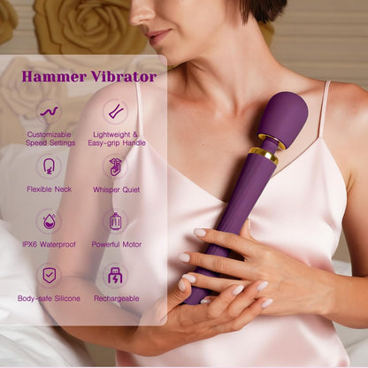 Couples Cordless Wand Intimate Massager